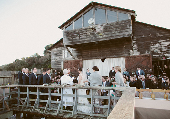 Rustic Point Reyes Outdoor Ceremony