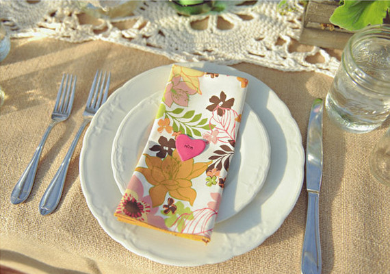 Colorful Floral Napkins