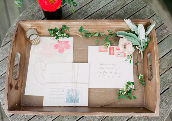 Pink Summer Flower Invitations