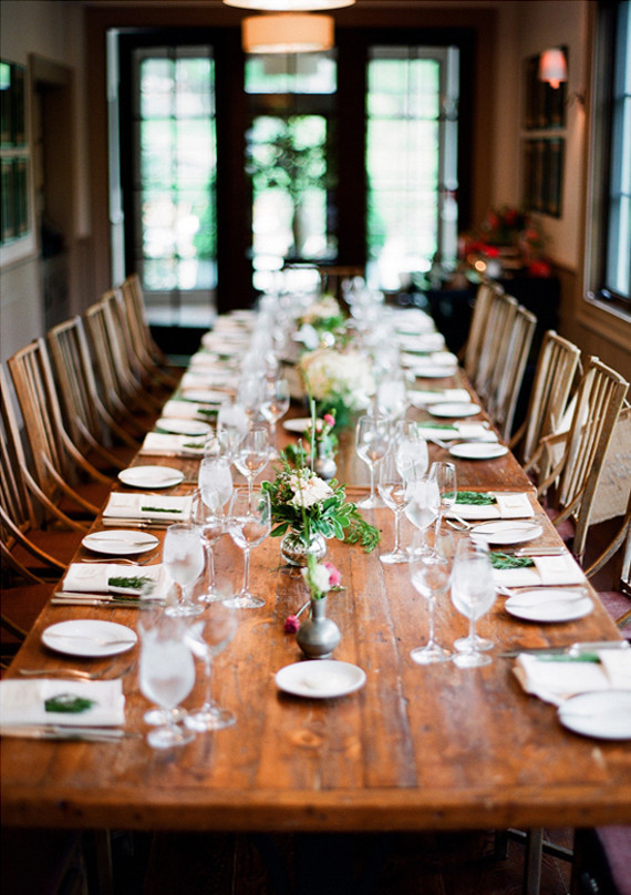 Elegant Rustic Harvest Table