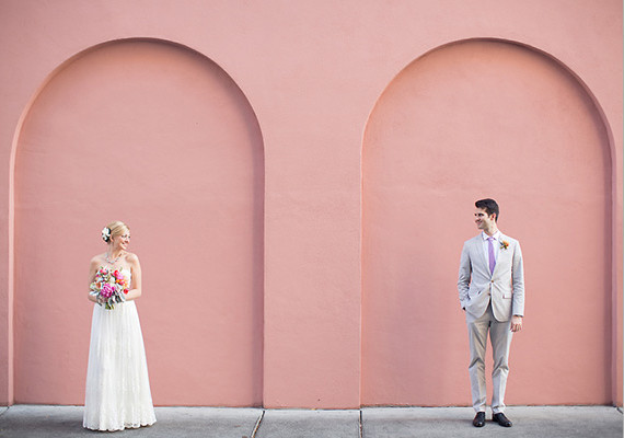Whimsical Pastel Pink Wall Portrait