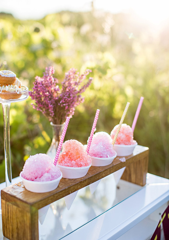 Summer Snow Cone Station Inspiration