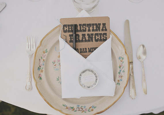 Place Setting Wedding Inspiration