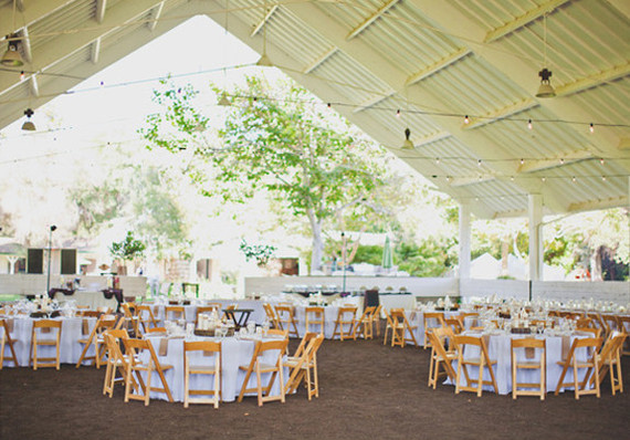 Vintage Southern County Fair Wedding Reception