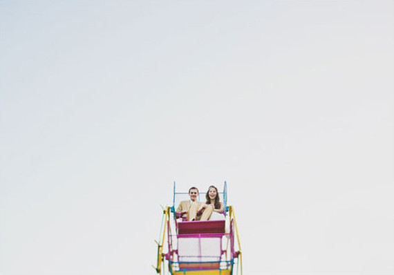 Vintage Southern County Fair Wedding Portrait