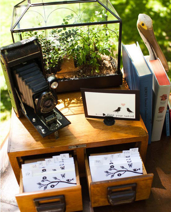 Vintage California Ranch Wedding Escort Cards