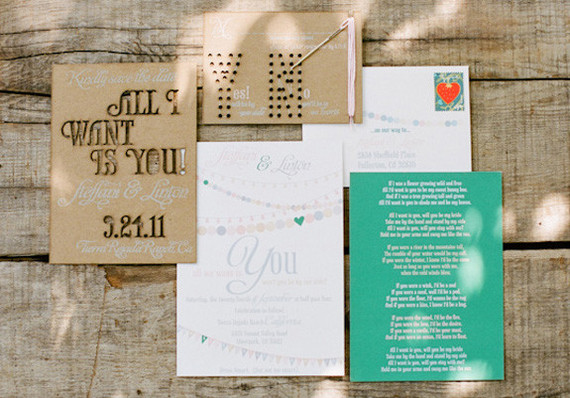 Southern California Ranch Wedding Invitation