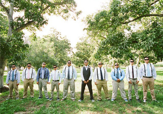 Southern California Ranch Wedding Groomsmen