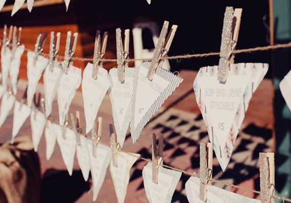 Escort Cards Wedding Inspiration