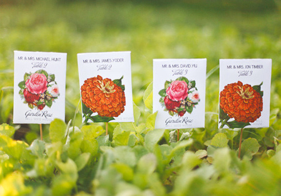 Escort Cards Wedding Inspiration