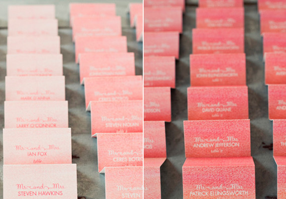 Escort Cards Wedding Inspiration