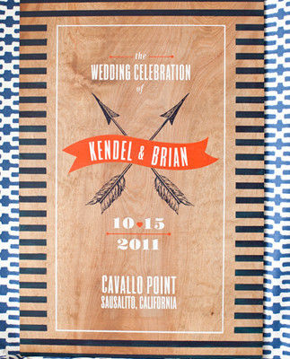 Modern wedding invitations