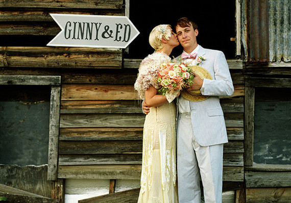 Roaring 1920's Wedding Portrait Portrait