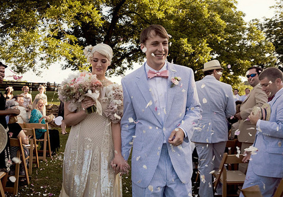 Roaring 1920's Wedding Portrait