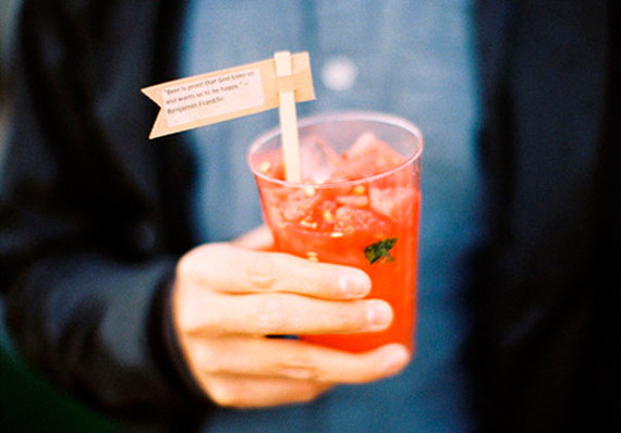 Cocktail Stirrer Wedding Inspiration