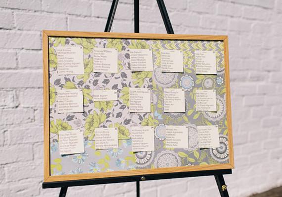 wedding escort cards Inspiration