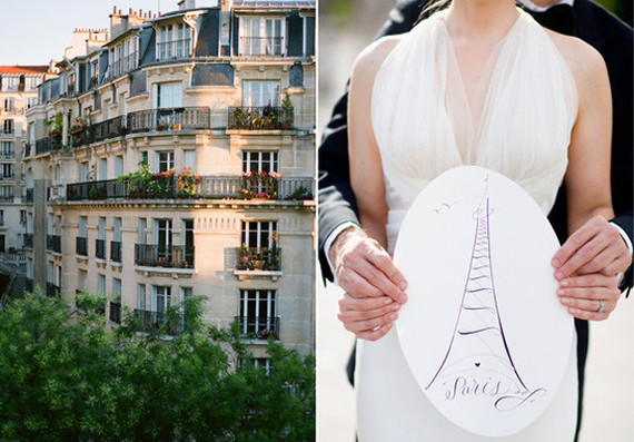 Simply Elegant Paris Wedding Wedding Inspiration