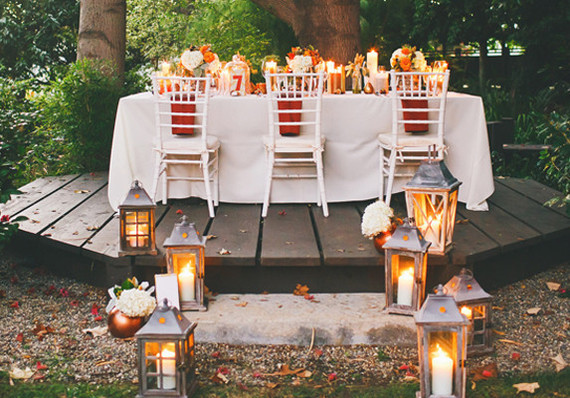 Vibrant Fall Wedding Tablescape