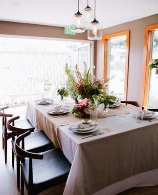 bridal brunch tablescape