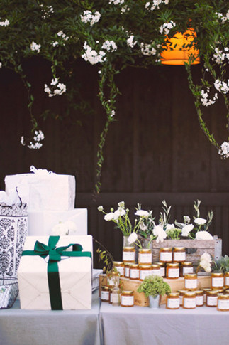 Napa Valley Wedding Gift Table