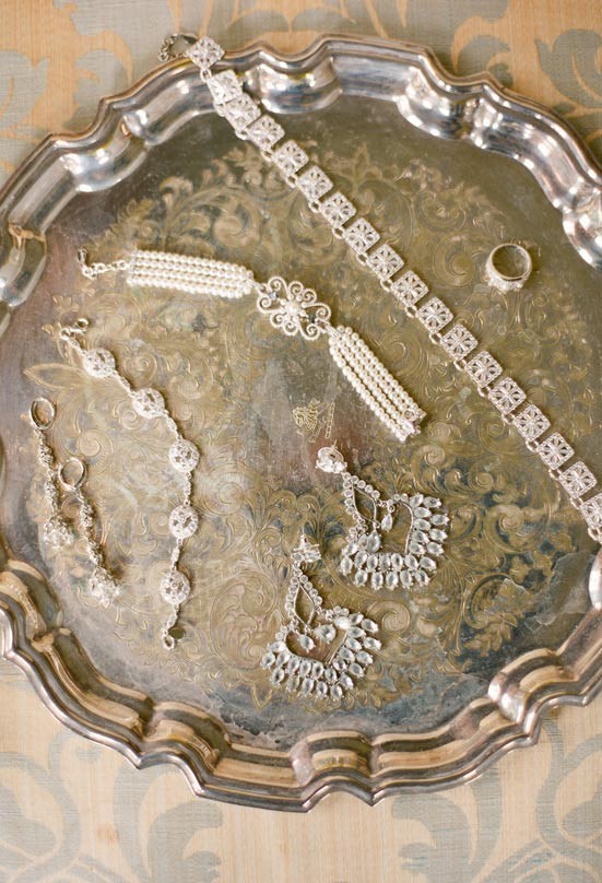 Vintage bridal accessories