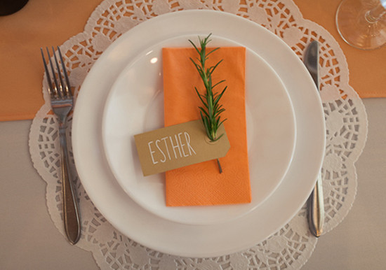Place Setting Wedding Inspiration
