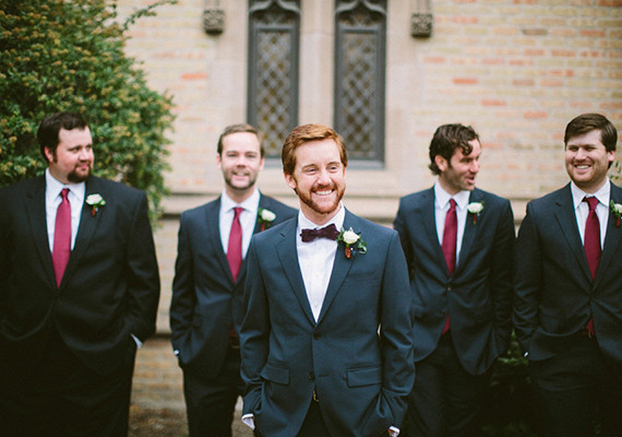 Vintage Austin Wedding Groomsmen