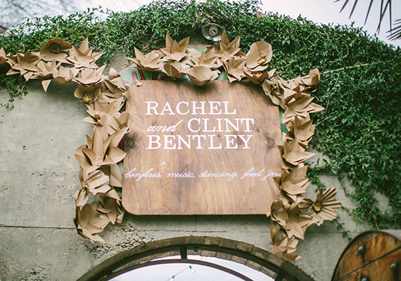 Vintage Austin Wedding Signage Inspiration
