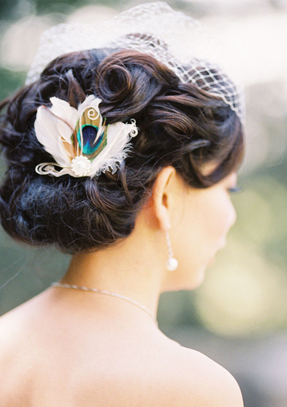 Feather hairstyles