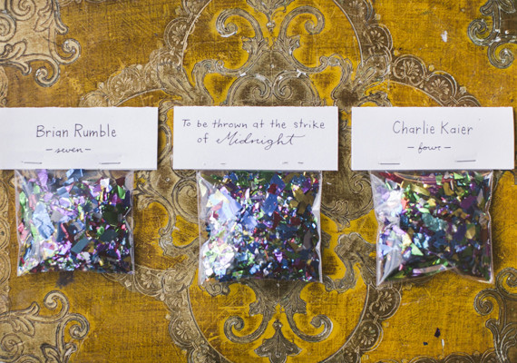 Sparkler Escort Cards