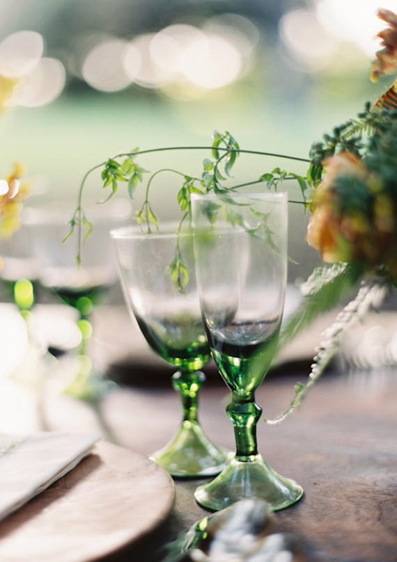 Rustic fall glassware Inspiration