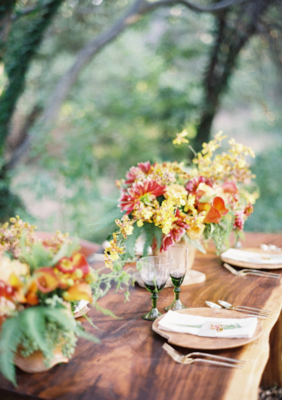 Rustic Fall tablescape
