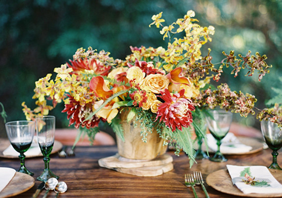 Rustic Fall centerpiece