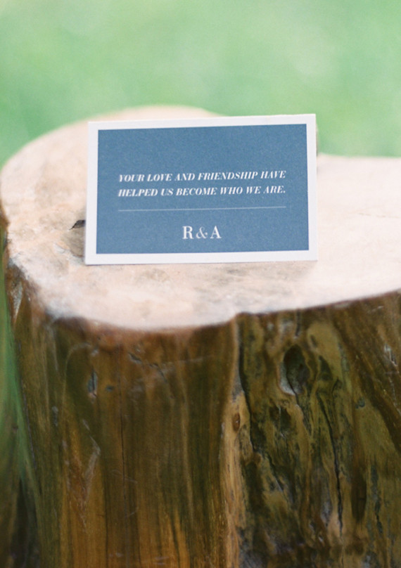 Blue and white signage