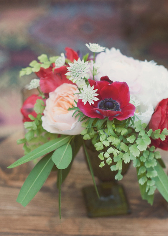 Wes Anderson Inspired Wedding Florals