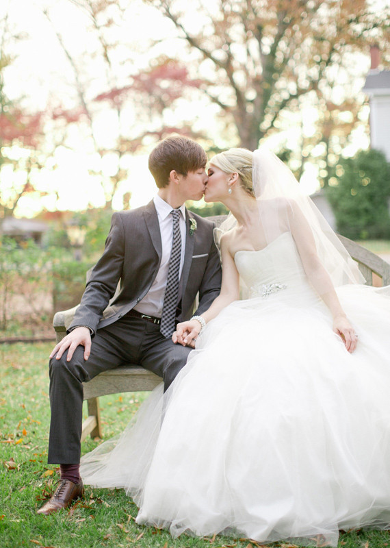 Vintage Outdoor Georgia Wedding Portrait