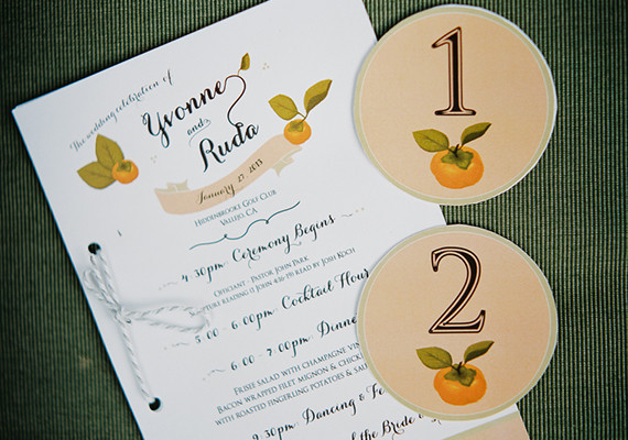 Napa Valley Wedding Invitation