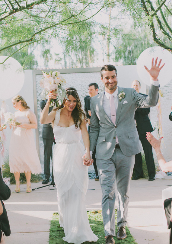 Whimsical Palm Springs Wedding Ceremony