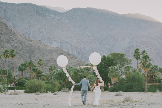 Whimsical Palm Springs Wedding Portraits Inspiration