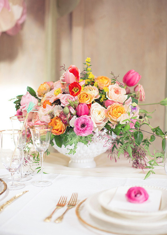 Vibrant Spring Wedding Florals Inspiration