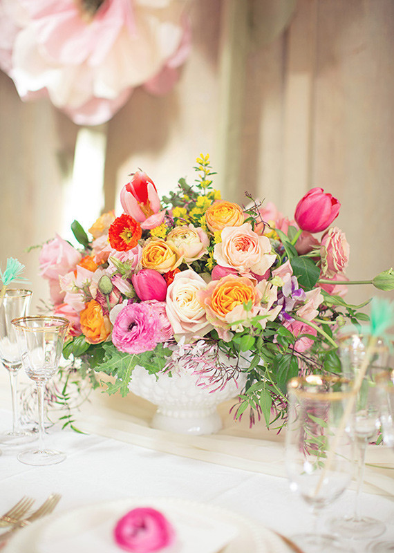 Vibrant Spring Wedding Inspiration Inspiration