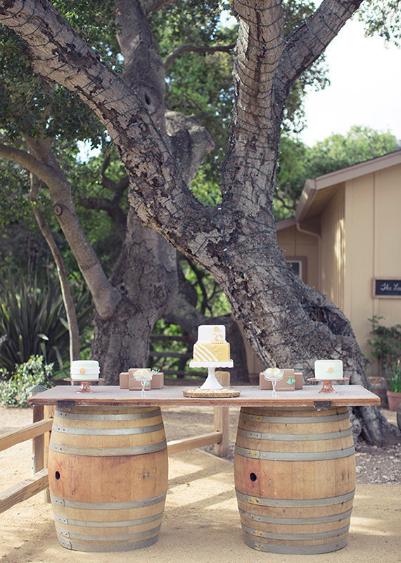 Vibrant Spring Wedding Dessert Table Inspiration