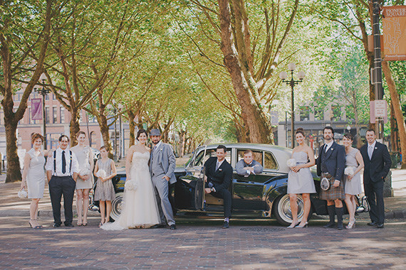 Vintage Glam Seattle Wedding