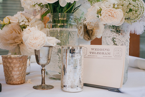 Vintage Glam Seattle Wedding