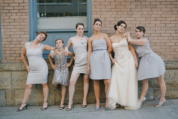 Vintage Glam Bridesmaids