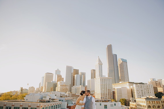 Vintage Glam Seattle Wedding