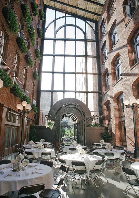 Vintage Glam Seattle Wedding Reception