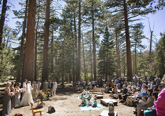 Romantic Palm Springs Wedding Ceremony Inspiration