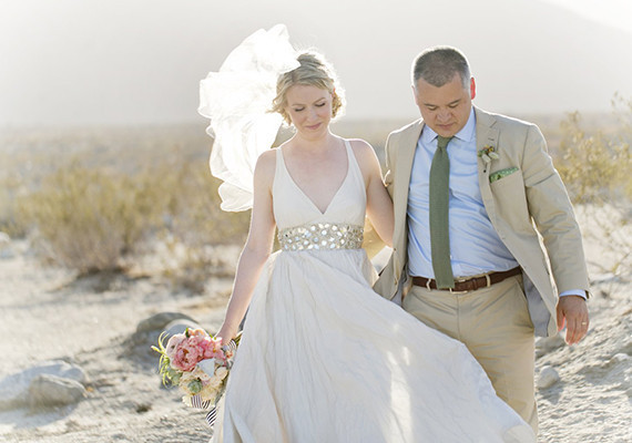 Desert Wedding Portrait