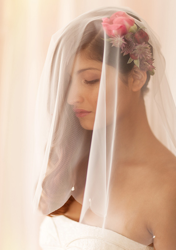 chic wedding veil